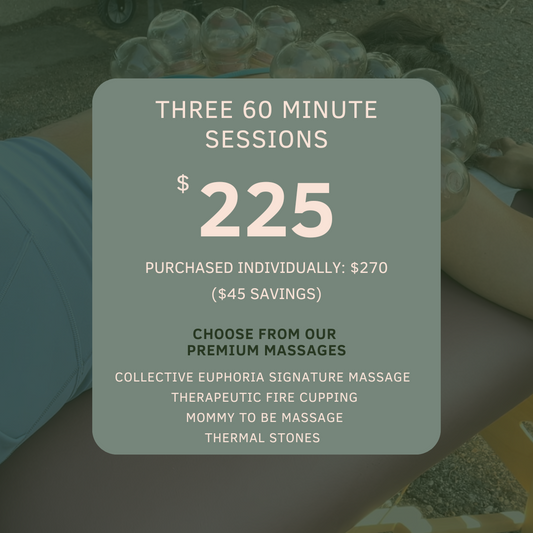 Three 60 Minute Massage Bundle