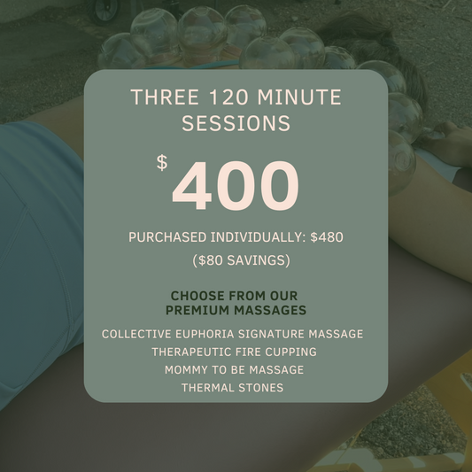 Three 120 minute massage bundle